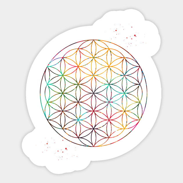 Flower of Life Sticker by erzebeth